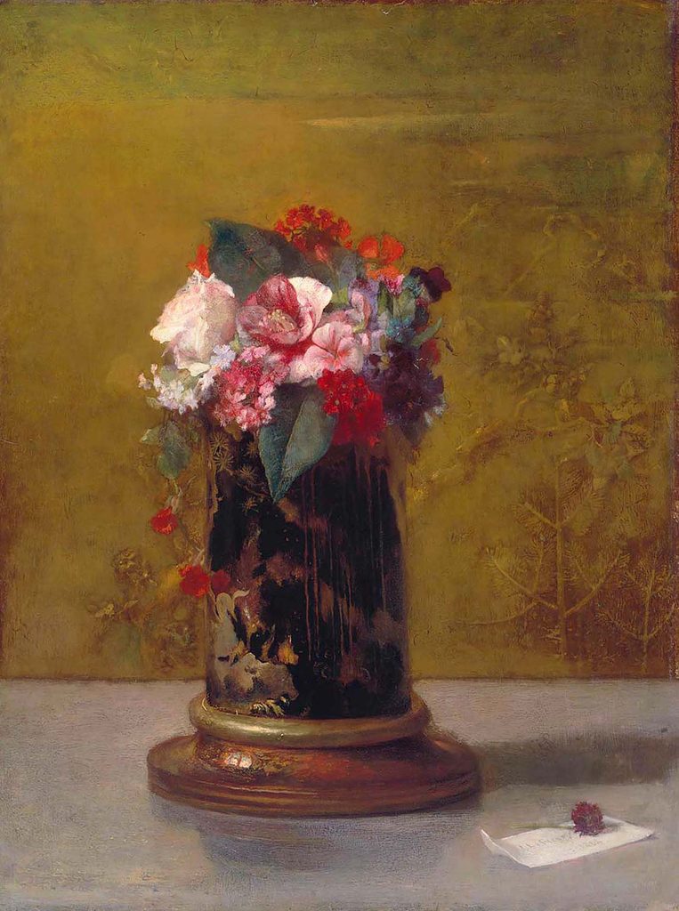 John La Farge Japon Vazosunda Çiçekler