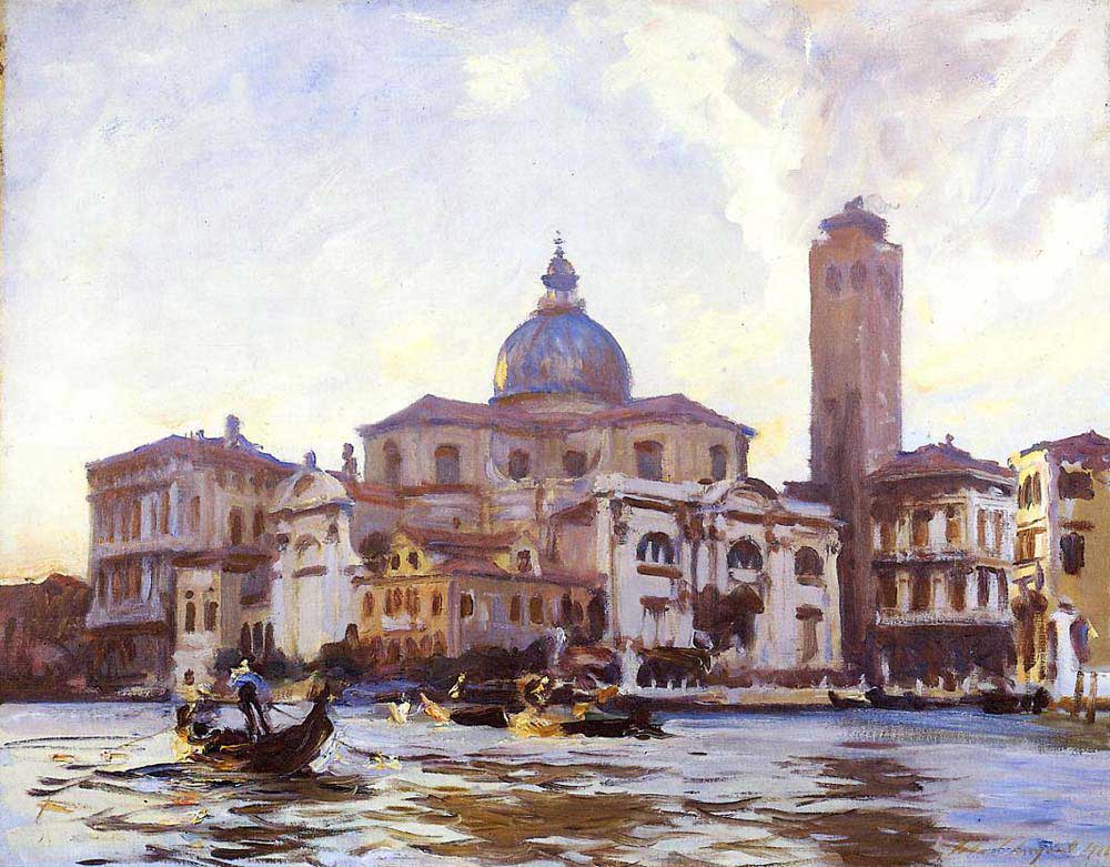 John Singer Sargent Venedik Palazzo Labia