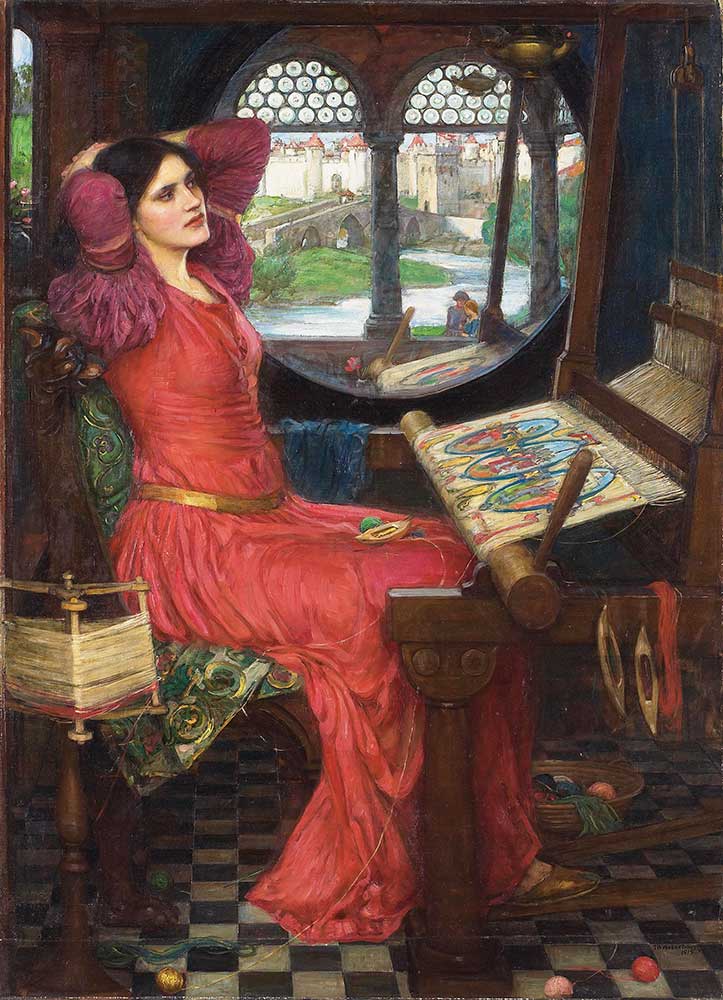 John William Waterhouse Gölgelerin Rahatsız Ettiği Shalott Leydisi