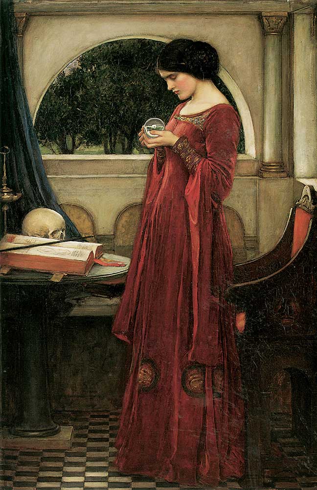 John William Waterhouse Kristal Küre