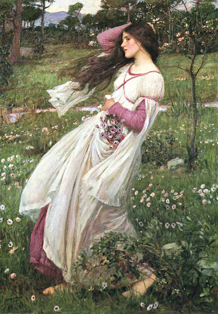 John William Waterhouse Rüzgar Esintisi