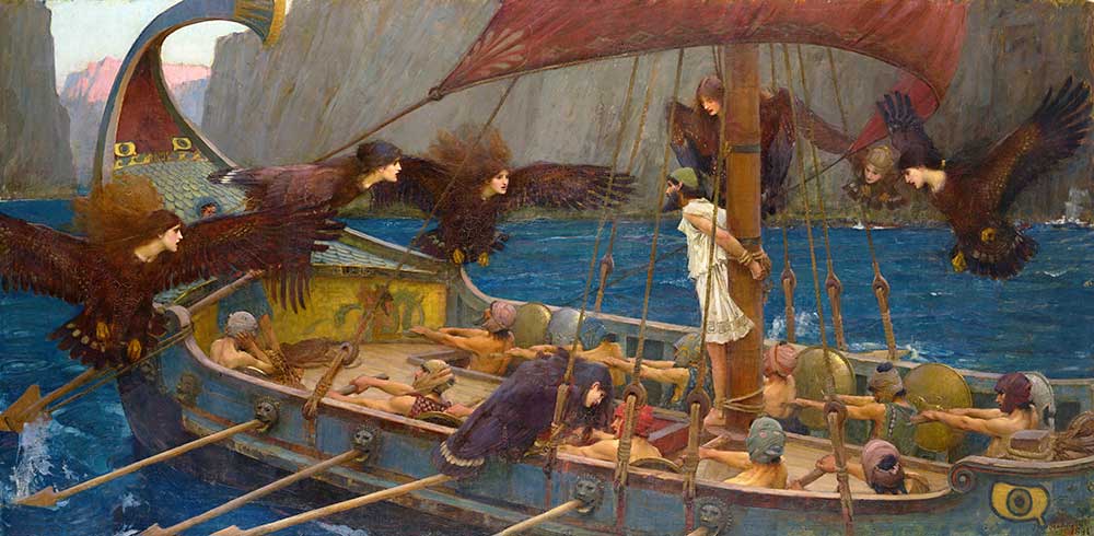 John William Waterhouse Ulysses ve Sirenler