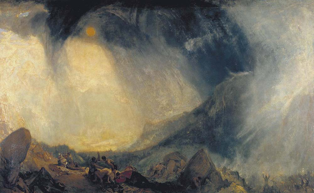 Joseph Mallord William Turner Anibal ve Ordusu Alpleri Geçerken