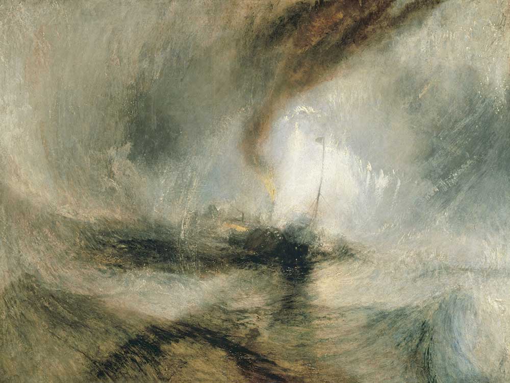 Joseph Mallord William Turner Denizde Kar Fırtınası