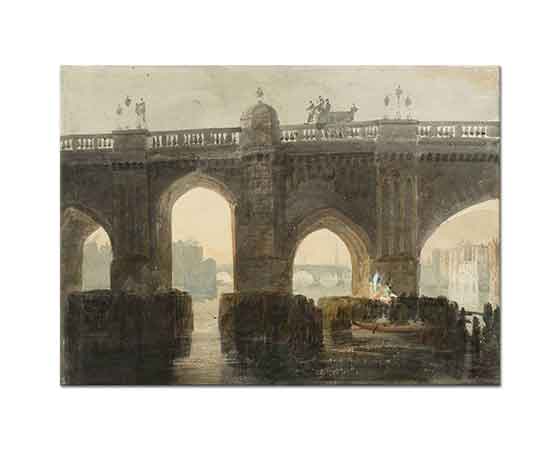 Joseph Mallord William Turner Eski Londra Köprüsü