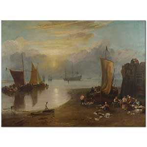 Joseph Mallord William Turner Kıyıda Gün Doğumu