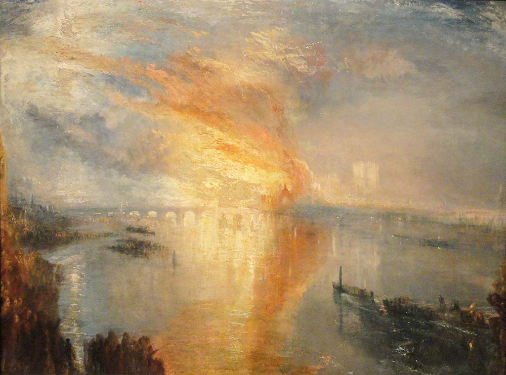 Joseph Mallord William Turner Londra Yangını
