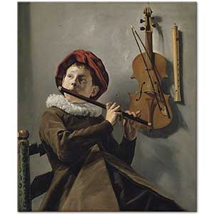 Judith Leyster Flüt Çalan Çocuk