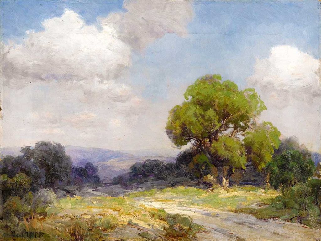 Julien Onderdonk Güneybatı Texas Tepelerinde Sabah