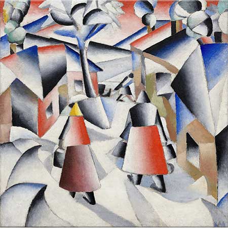 Kazimir Malevich Kar Sonrası Sabah