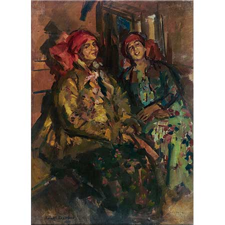 Konstantin Korovin Verandada İki Kız