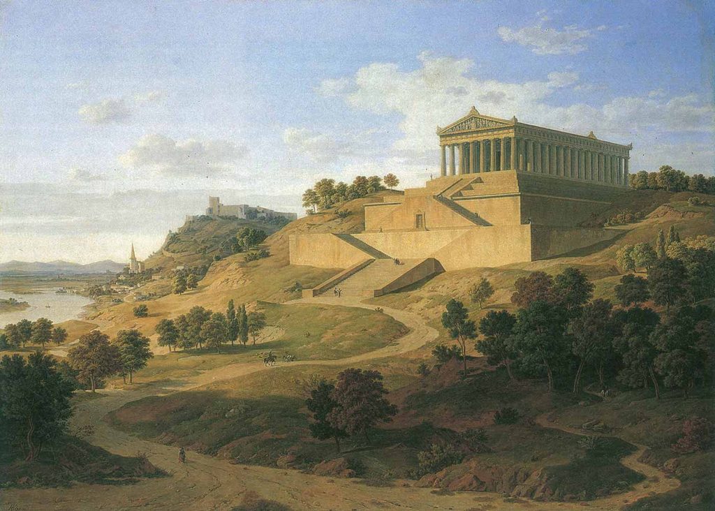 Leo von Klenze Walhalla Tapınağı Regensburg