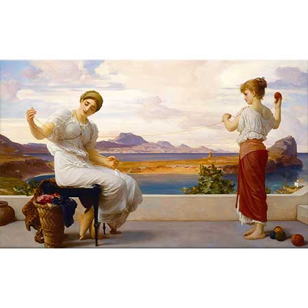 Lord Frederic Leighton Çile Sarmak