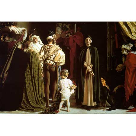 Lord Frederic Leighton Dante'nin Sürgün Edilmesi