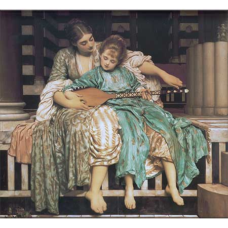 Lord Frederic Leighton Müzik Dersi