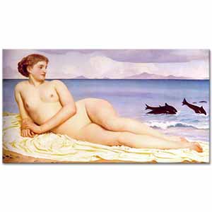 Lord Frederic Leighton Sahilde Su Perisi