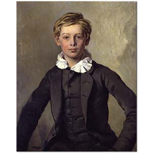 Ferdinand von Rayski Genç Portresi