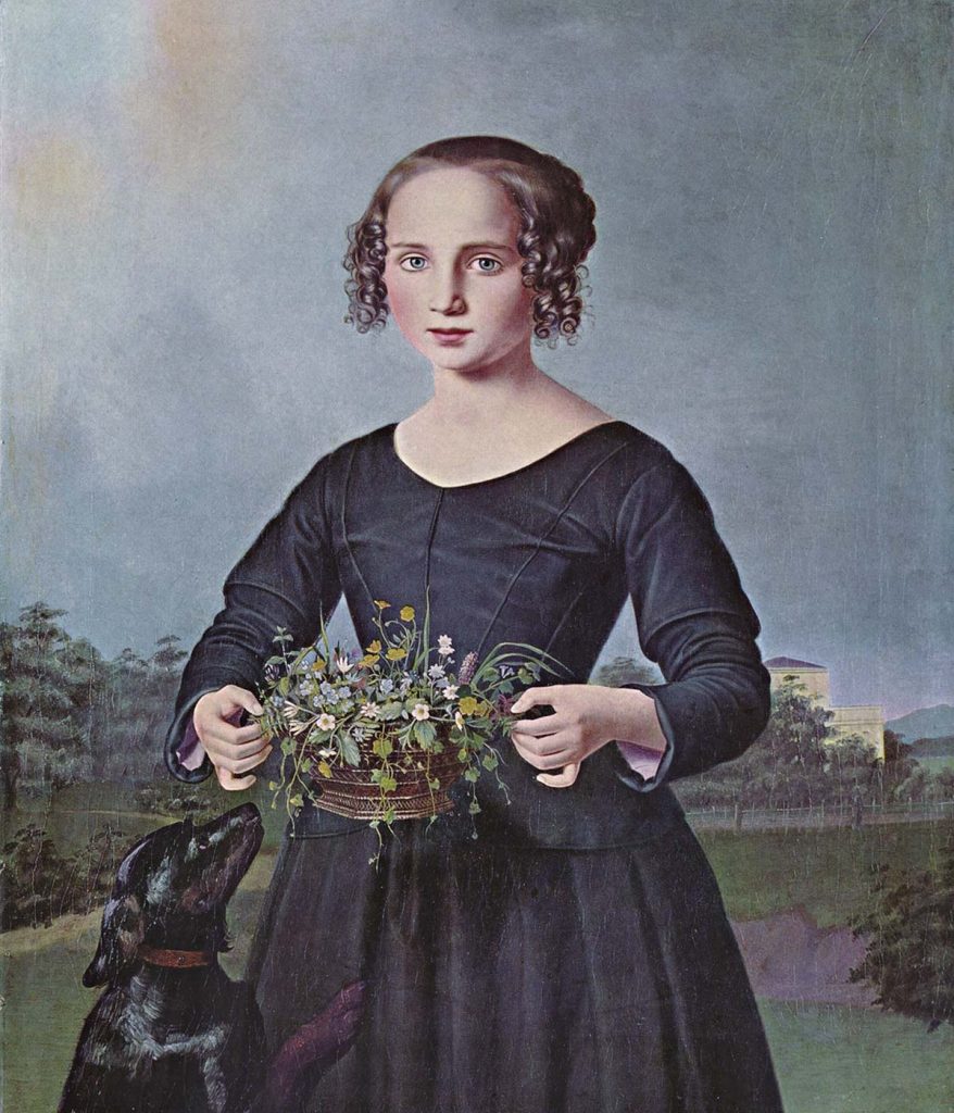 Ferdinand von Rayski Kadın Portresi