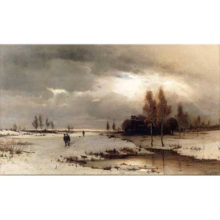 Ludwig Lanckow Kışın Gökyüzü