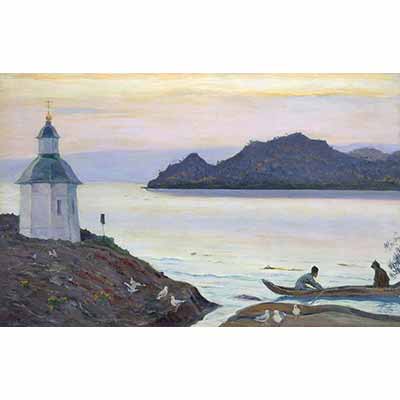 Mikhail Nesterov Gölde Yolculuk