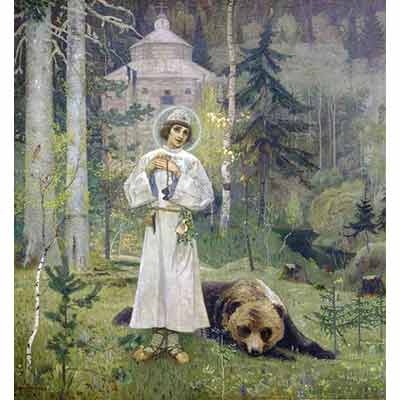 Mikhail Nesterov Sergiy Radonezhsky'nin Gençliği