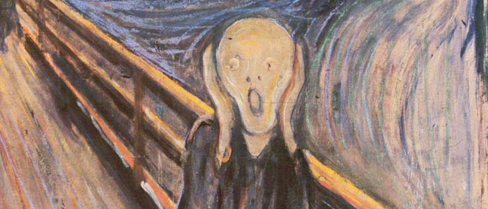 Edward Munch imzalı Çığlık tablosu