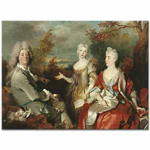 Nicolas de Largilliere Sanatçı ve Ailesi