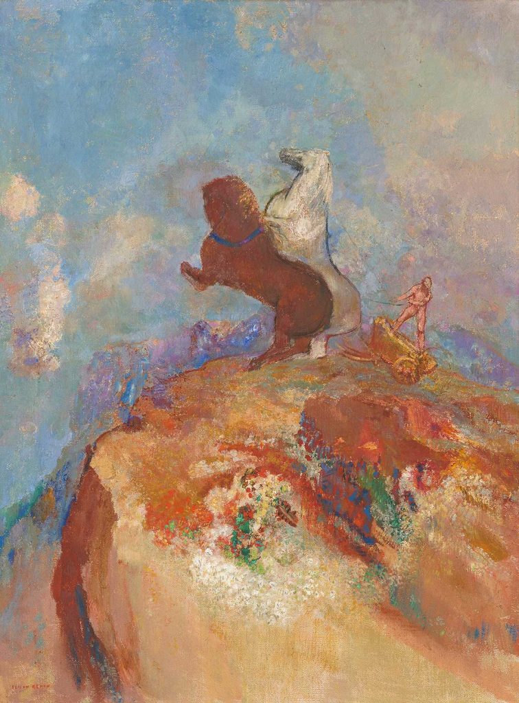 Odilon Redon Apollo Arabası ile