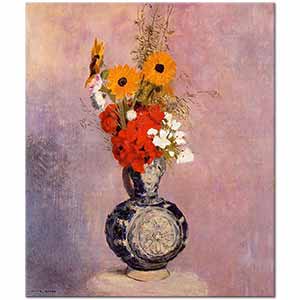 Odilon Redon Vazodaki Çiçekler