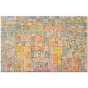 Paul Klee Pert Tapınağından Bir Köşe