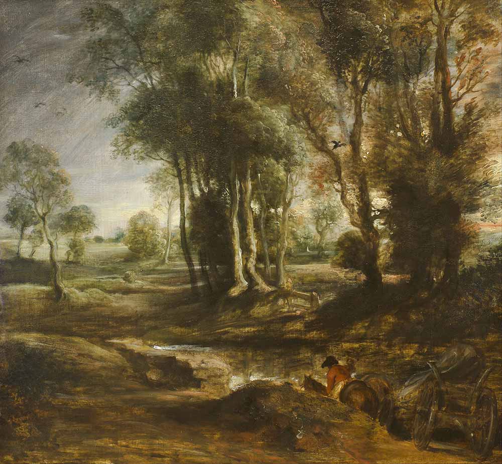 Peter Paul Rubens Ağaçlı Manzara