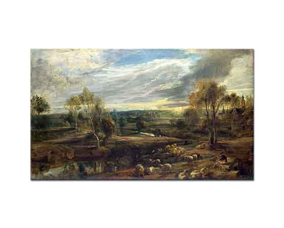 Peter Paul Rubens Çoban ve Manzara