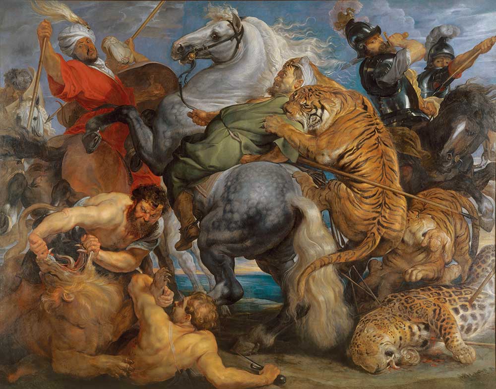 Peter Paul Rubens Kaplan ve Aslan Avı