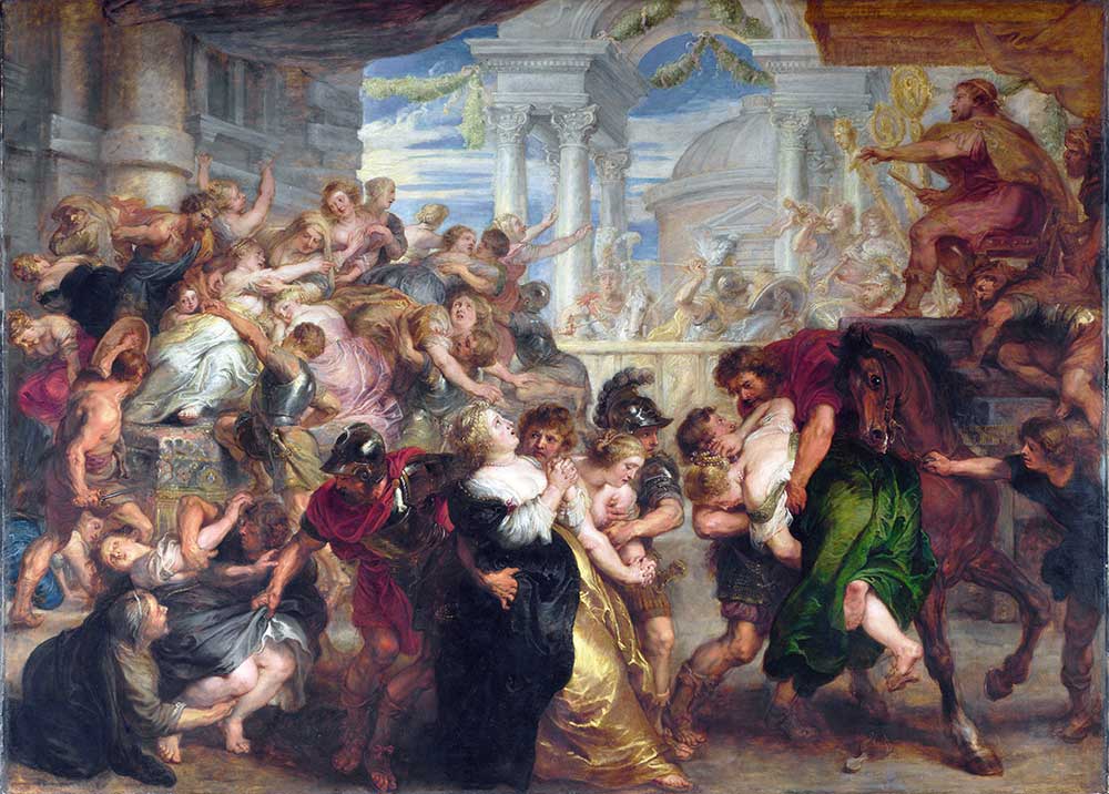 Peter Paul Rubens Sabinalı Kadınlara Tecavüz