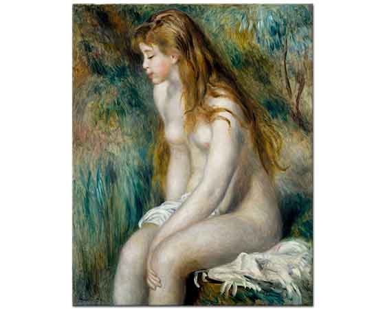 Pierre Auguste Renoir Banyo Yapan Kadın Otururken