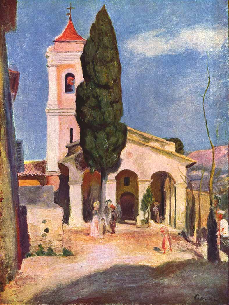 Pierre Auguste Renoir Cagnes Kilisesi