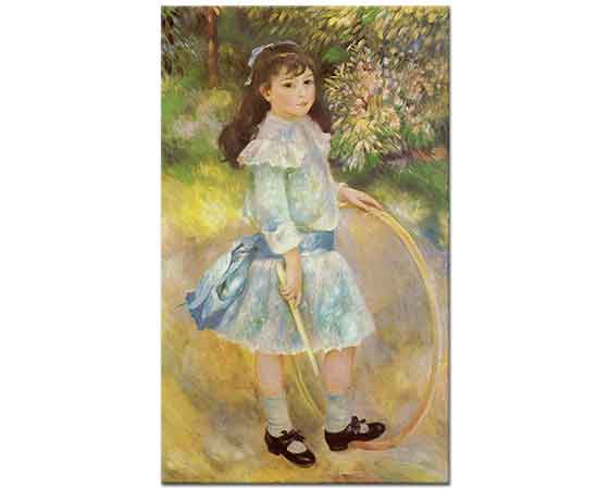 Pierre Auguste Renoir Çemberli Kız