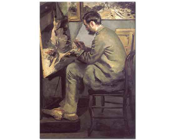 Pierre Auguste Renoir Frederic Bazille ve Sehpası