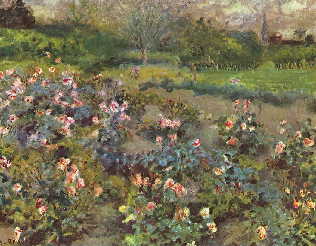 Pierre Auguste Renoir Gül Bahçesi