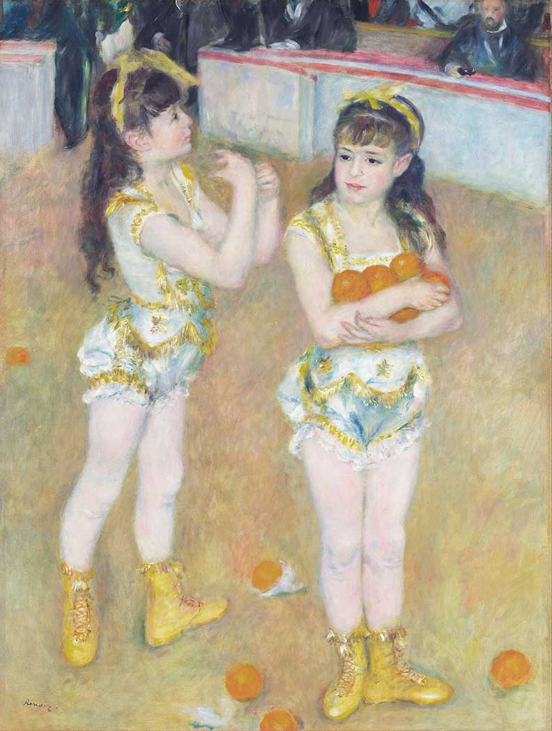 Pierre Auguste Renoir iki Küçük Sirk Kızı