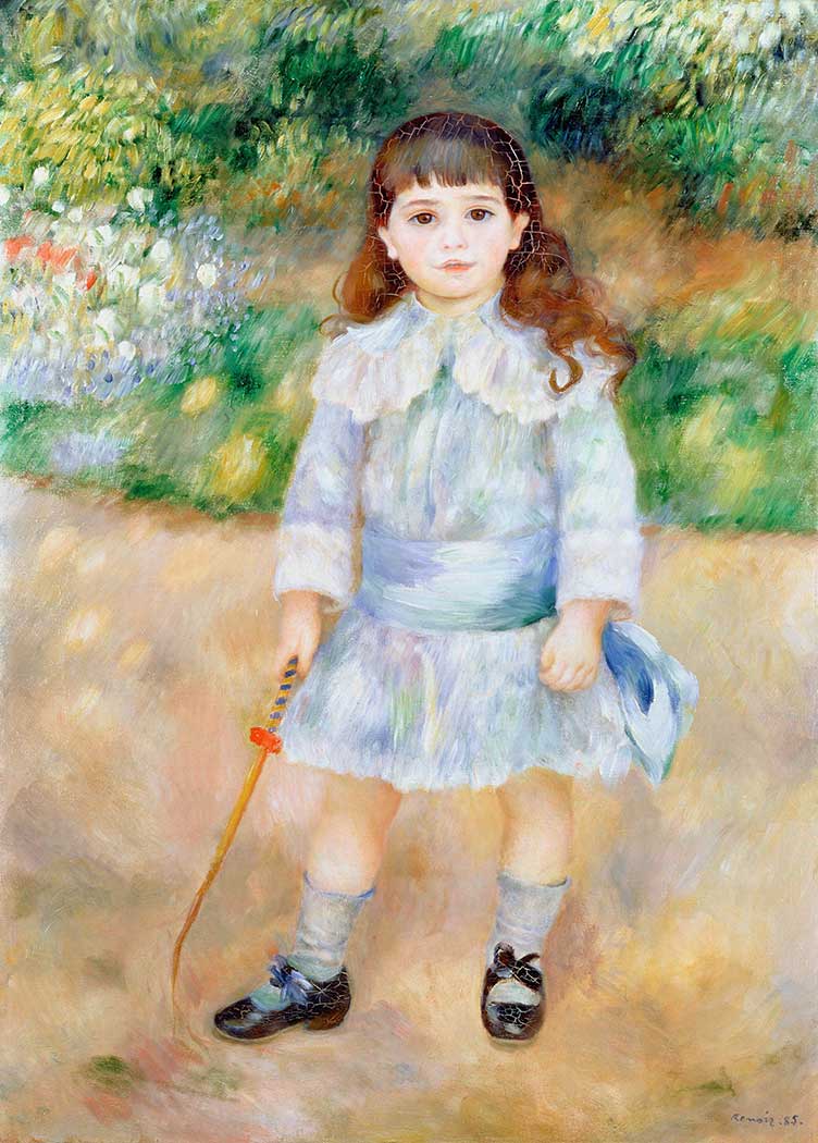 Pierre Auguste Renoir Küçük Kız Bahçede