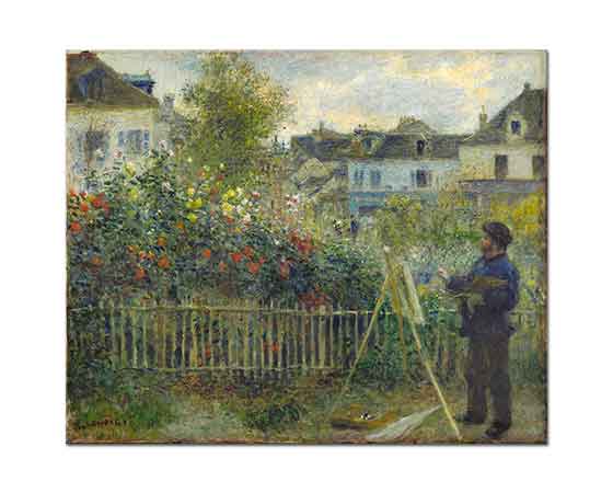 Pierre Auguste Renoir Monet Resim Yaparken