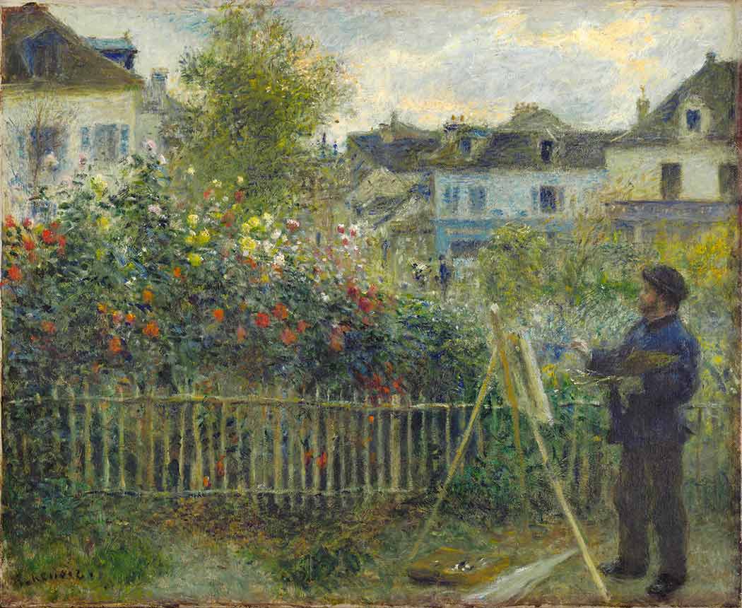 Pierre Auguste Renoir Monet Resim Yaparken