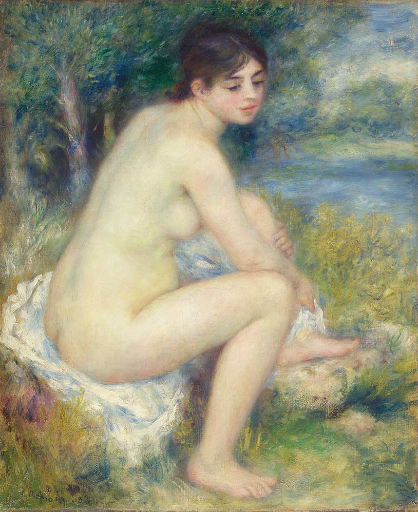 Pierre Auguste Renoir Nehir kenarında Nü