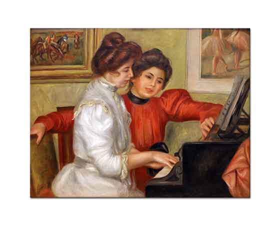 Pierre Auguste Renoir Piyano Başında