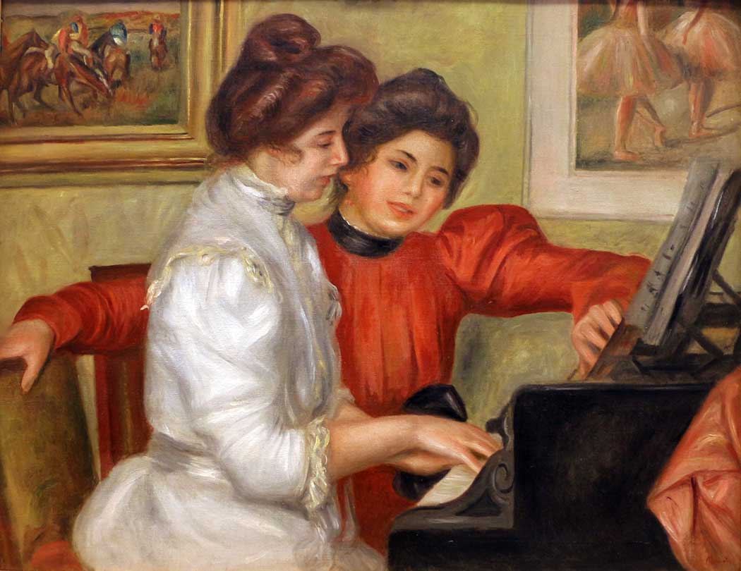 Pierre Auguste Renoir Piyano Başında