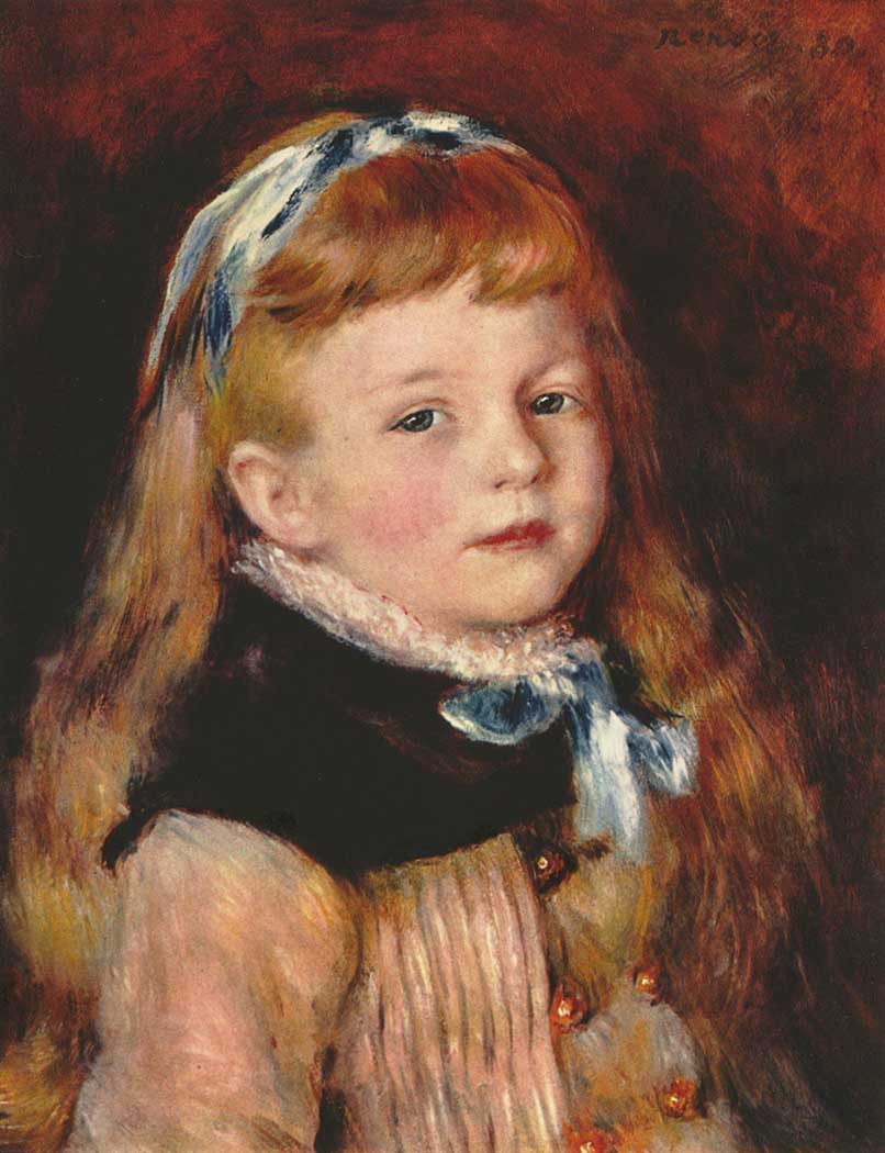Pierre Auguste Renoir Saten Bantlı Kız