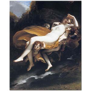 Pierre Paul Prud'hon Psyche Cennete Götürülürken