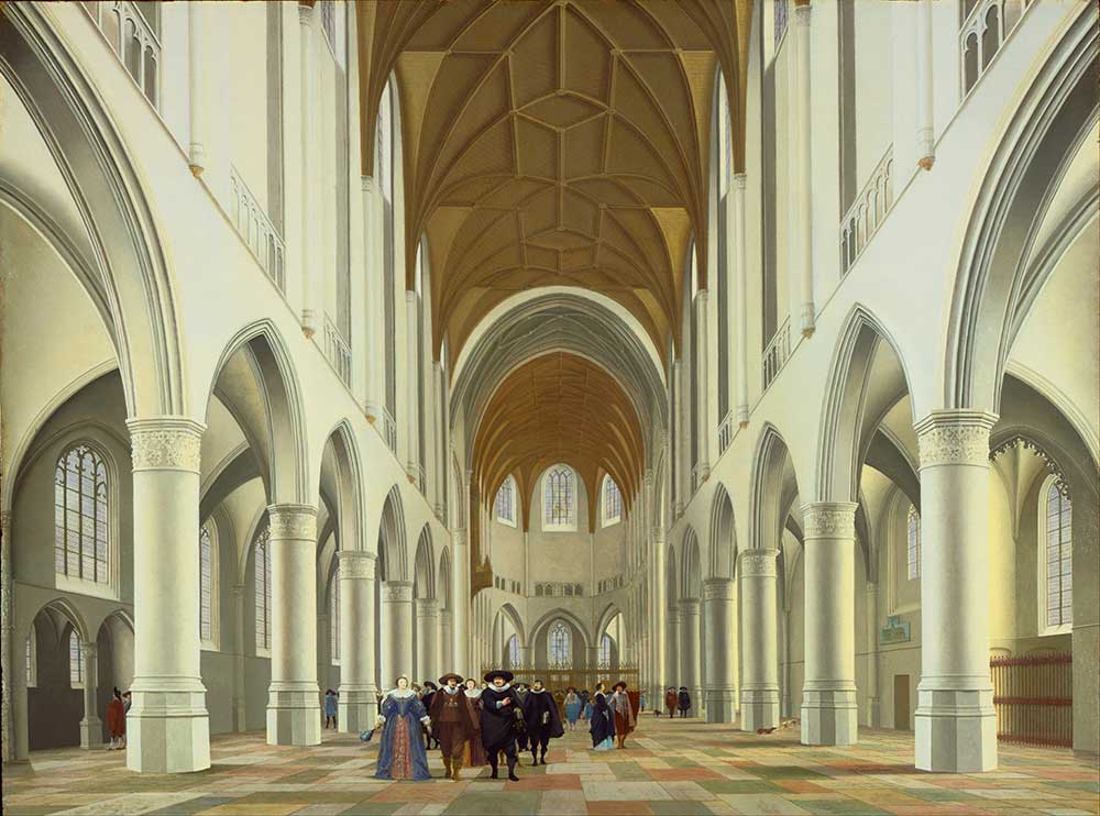 Pieter Janszoon Saenredam Saint Bavo içi Haarlem