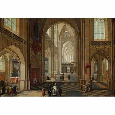 Pieter Neeffs the Elder Kilise İçinden